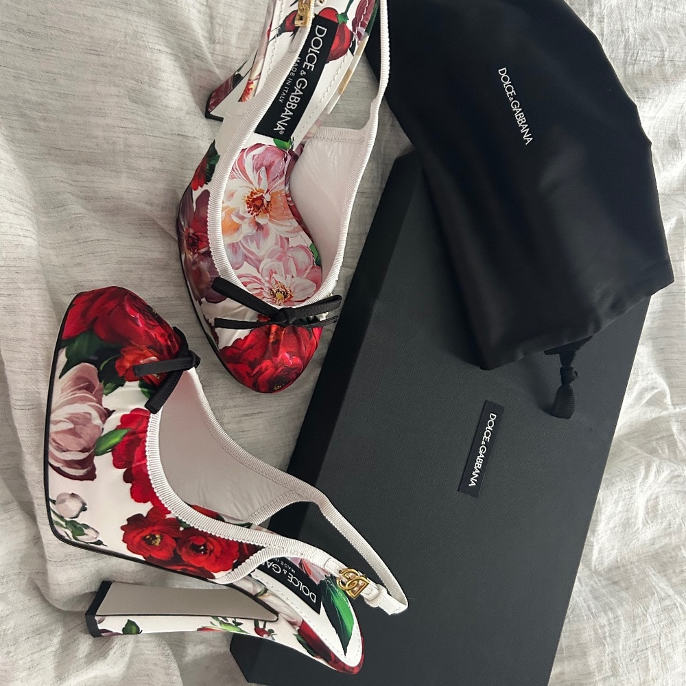Dolce & Gabbana rose heels